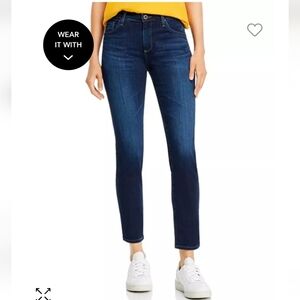Ag Prima Mid Rise Ankle Cigarette Jeans